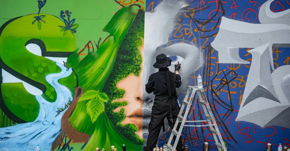 Ontdek de wereld van een graffiti kunstenaar
